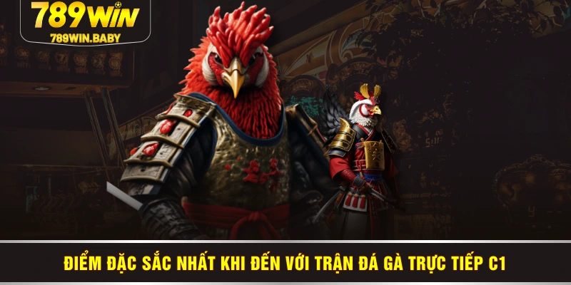 Điểm đặc sắc nhất khi đến với trận đá gà trực tiếp C1