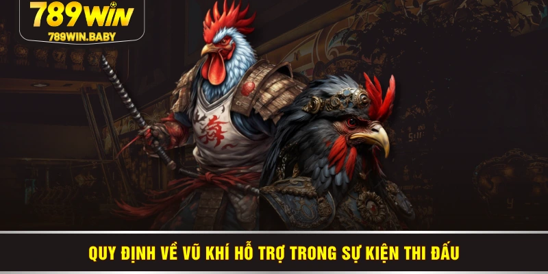 Quy định về vũ khí hỗ trợ trong sự kiện thi đấu